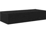 Syfax™ Scaffale A Parete Con Cassetti Nero 80X33X17 Cm In Truciolato