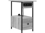 Syfax™ Armadio Da Notte Con Cassetto Grigio Sonoma 60 X 30 X 61 Cm