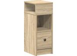Syfax™ Comodino Con Cassetto Rovere Sonoma 25X31X66 Cm