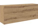 Syfax™ Mobiletto Da Bagno Rovere Artigianale 8100X25X40 Cm Truciolato