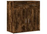 Syfax™ Credenza Rovere Fumo 79X38X80 Cm In Legno Multistrato