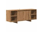 Syfax™ Mobile Tv Rovere Artigianale 130X35X50 Cm In Legno Multistrato