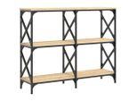 Syfax™ Tavolo Consolle Rovere Sonoma 100X28X80,5 Cm Legno Multistrato