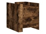 Syfax™ Comodino Rovere Fumo 45X50X50 Cm In Truciolato