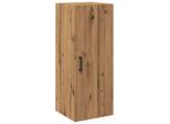 Syfax™ Mobile A Parete Rovere Artigianale 34,5X34X90 Cm In Truciolato