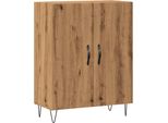 Syfax™ Credenza Rovere Artigianale 69,5X34X90 Cm In Legno Multistrato