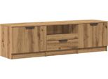 Syfax™ Mobile Tv Artisan Rovere 140X35X40 Cm Legno Ingegnerizzato