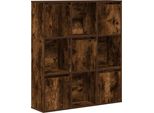 Syfax™ Libreria Rovere Fumo 89X24X101,5 Cm In Legno Multistrato