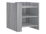 Syfax™ Comodino Grigio Sonoma 45X50X50 Cm In Truciolato