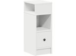 Syfax™ Comodino Con Cassetto Bianco 25X31X66 Cm