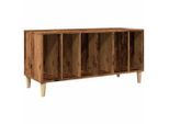 Syfax™ Mobile Porta Dischi Legno Antico 100X38X48 Cm Legno Multistrato