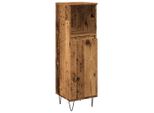 Syfax™ Armadietto Bagno Legno Antico 30X30X100 Cm In Legno Multistrato