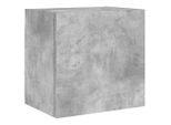 Syfax™ Mobile Tv Parete Grigio Cemento 40,5X30X40 Cm Legno Multistrato