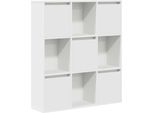 Syfax™ Libreria Bianca 89X24X101,5 Cm In Legno Multistrato