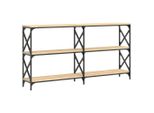 Syfax™ Tavolo Consolle Rovere Sonoma 156X28X80,5 Cm Legno Multistrato