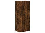 Syfax™ Mobile Tv A Parete Rovere Fumo 40,5X30X102 Cm Legno Multistrato