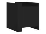 Syfax™ Comodino Nero 45X50X50 Cm In Legno Multistrato