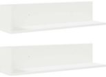 Syfax™ Mensole A Muro 2 Pz Bianche 75X16,5X16,5 Cm In Truciolato