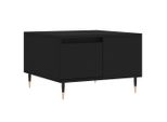 Syfax™ Tavolino Da Salotto Nero 55X55X36,5 Cm In Legno Multistrato