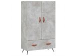 Syfax™ Credenza Grigio Cemento 69,5X31X115 Cm In Legno Multistrato
