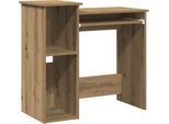 Syfax™ Scrivania Mensole Rovere Artigianale 84X40X78 Cm Truciolato