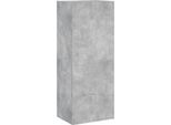 Syfax™ Mobile Tv Parete Grigio Cemento 40,5X30X102Cm Legno Multistrato