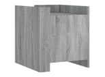 Syfax™ Comodino Grigio Sonoma 45X50X50 Cm In Truciolato
