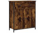 Syfax™ Credenza Rovere Fumo 70X30X80 Cm In Legno Multistrato