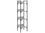 Syfax™ Libreria 4Ripiani Grigio Sonoma 35X30X138,5Cm Legno Multistrato