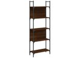 Syfax™ Libreria 5 Ripiani Rovere Marrone 60,5X24X166,5 Cm Multistrato