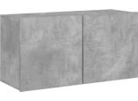 Syfax™ Mobile Tv A Parete Grigio Cemento 80X30X41 Cm