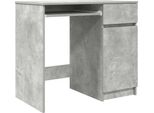 Syfax™ Scrivania Grigio Cemento 86X49X76 Cm In Legno Multistrato
