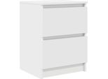 Syfax™ Mobile Porta Tv Bianco 40X35X54 Cm In Legno Multistrato
