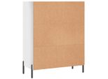 Syfax™ Scaffale Bianco Lucido 69,5X32,5X90 Cm In Legno Multistrato