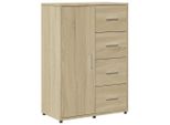 Syfax™ Credenza Rovere Sonoma 60X31X84 Cm In Legno Multistrato