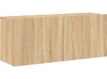 Syfax™ Mobile Tv A Parete Rovere Sonoma 100X30X41 Cm
