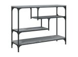 Syfax™ Tavolino Consolle Grigio Sonoma 100X30X75 Cm Legno Multistrato