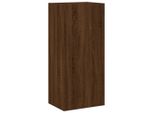 Syfax™ Mobile Tv Parete Rovere Marrone 40,5X30X90 Cm Legno Multistrato