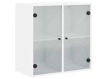 Syfax™ Mobile A Muro Con Ante In Vetro Bianco 68X37X68,5 Cm