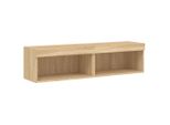 Syfax™ Mobili Tv Con Luci Led 2Pz Rovere Sonoma 60X30X30 Cm
