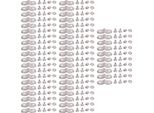 50 Set Di Rivetti In Metallo 13X30Mm Pezzi Ponte Arco 8Mm Rivetti E Tappi Per Abbigliamento Cuciture Artigianali In Pelle