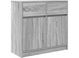 Syfax™ Credenza Con Cassetto Grigio Sonoma 80X34X76 Cm In Truciolato