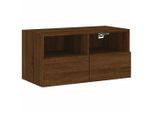 Syfax™ Mobile Tv A Parete Rovere Marrone 60X30X30 Cm Legno Multistrato