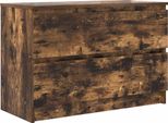 Syfax™ Mobile Tv Rovere Fumo 80X35X54 Cm In Legno Multistrato