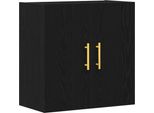 Syfax™ Mobile A Muro Rovere Nero 60 X 31 X 70 Cm Legno Multistrato