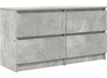 Syfax™ Mobile Porta Tv Grigio Cemento 100X35X54 Cm Legno Multistrato