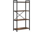 Syfax™ Libreria Rovere Fumé 40 X 30 X 85 Cm Legno Multistrato