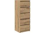 Syfax™ Credenza Con Cassetti Rovere Artigianale 37,5X35X99 Cm