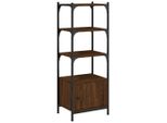 Syfax™ Libreria 3 Ripiani Rovere Marrone 41X30X109,5 Legno Multistrato