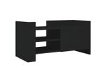 Syfax™ Mobile Porta Tv Nero 80X35X40 Cm In Legno Multistrato